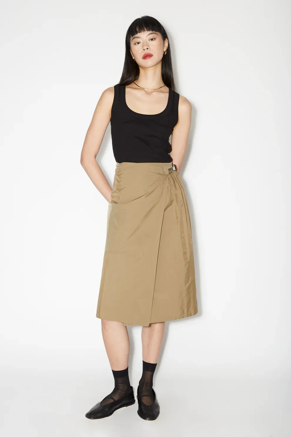 【MLB】 Gofcore Ripstop Wrap Mini Skirt WMS] Gorpcore Ripstop Wrap Mini Skirt NEW YORK YANKEES - MLB